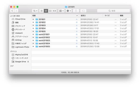 データの保存と管理