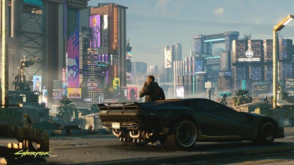 ナイトシティの風景