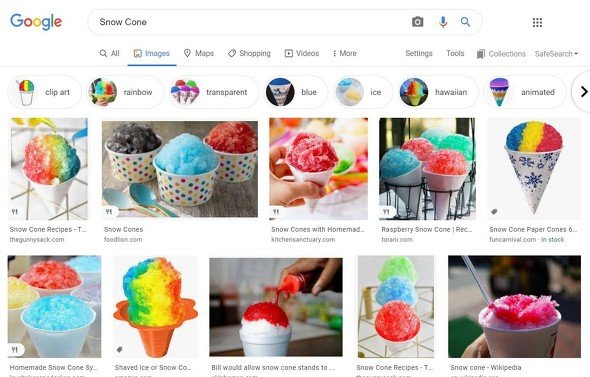  snow cone