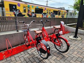 上熊本駅（市電）のすぐ近くにポート設置