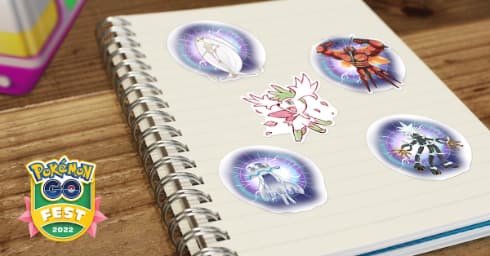 限定ステッカーにはウルトラビーストやシェイミの姿
