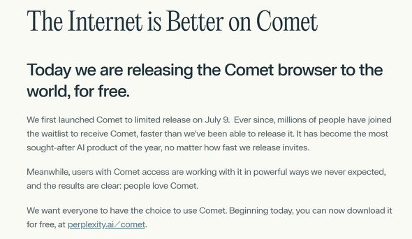  comet 1