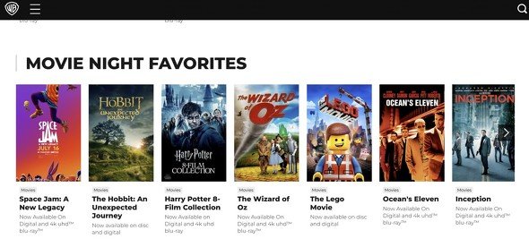  Warner Bros.の映画の一部