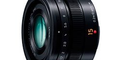 パナソニック、大口径単焦点「LEICA DG SUMMILUX 15mm / F1.7 ASPH