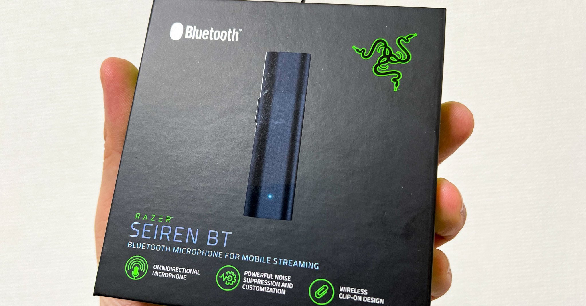 本体でAIノイズ低減するピンマイク「Razer Seiren BT」がすごい（1/3