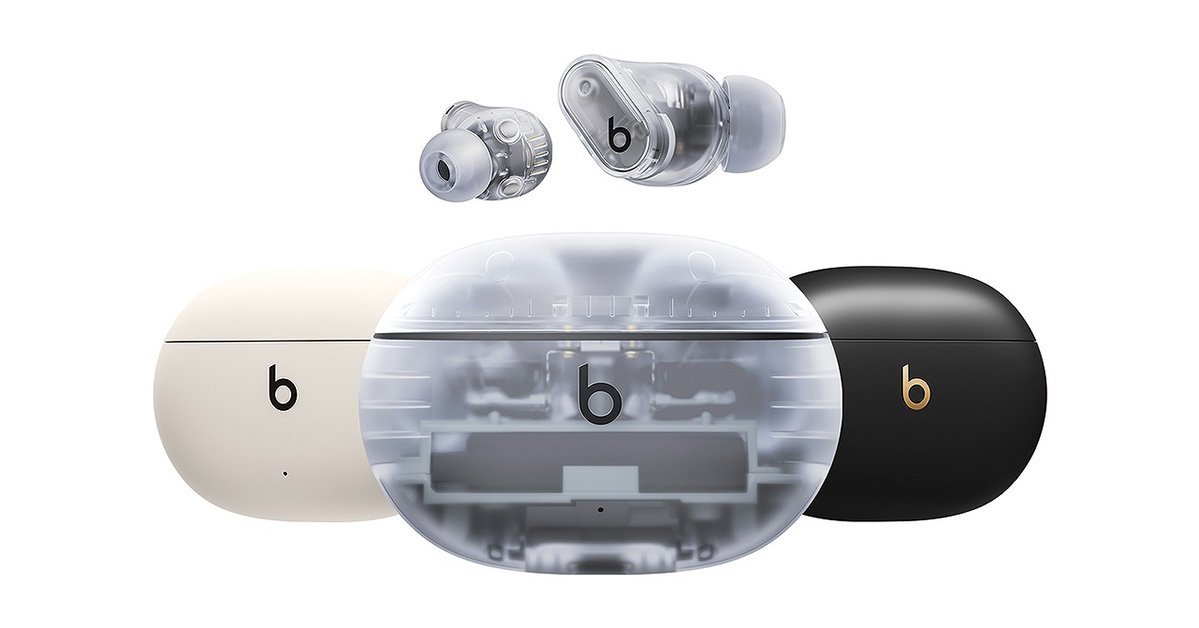 Beats、ワイヤレスイヤフォンに“透明”な新作 ノイキャン性能1.6倍 2万