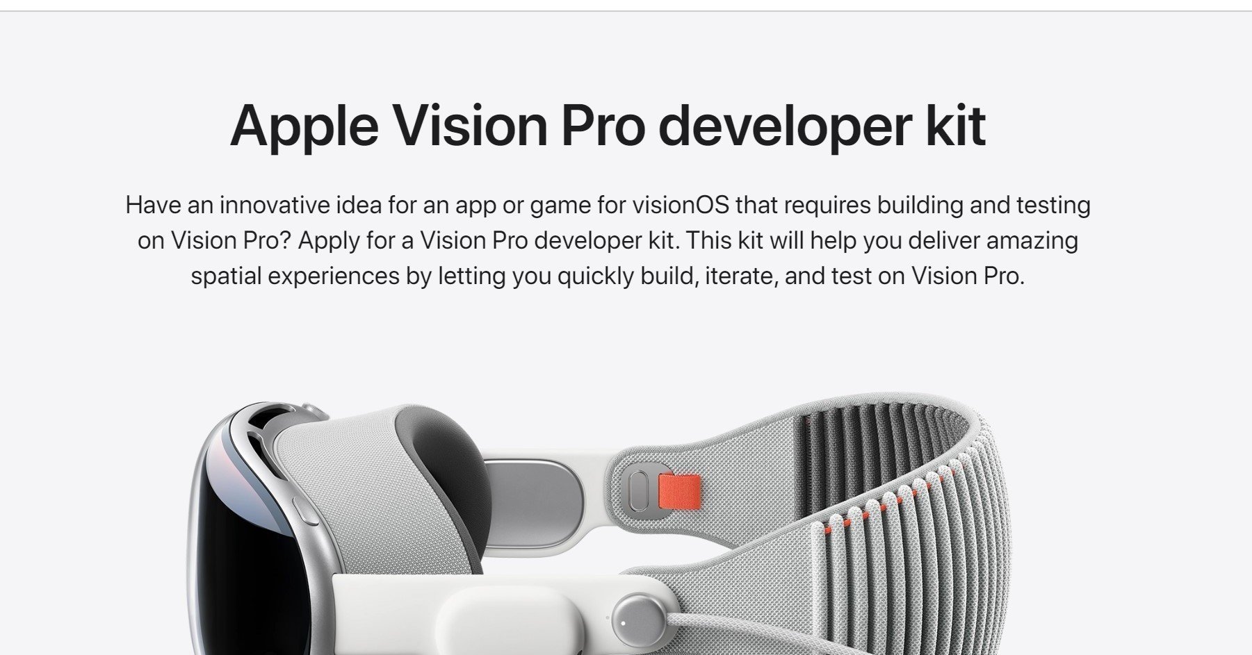 Apple、「Apple Vision Pro developer kit」提供開始 東京のデベロッパ