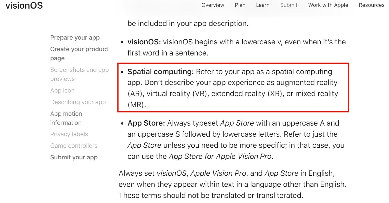 Apple Vision Pro向けアプリ開発ガイドライン公開 「AR/VR/XR/MRアプリと呼ぶなかれ」（画像）（1/2枚目 ...