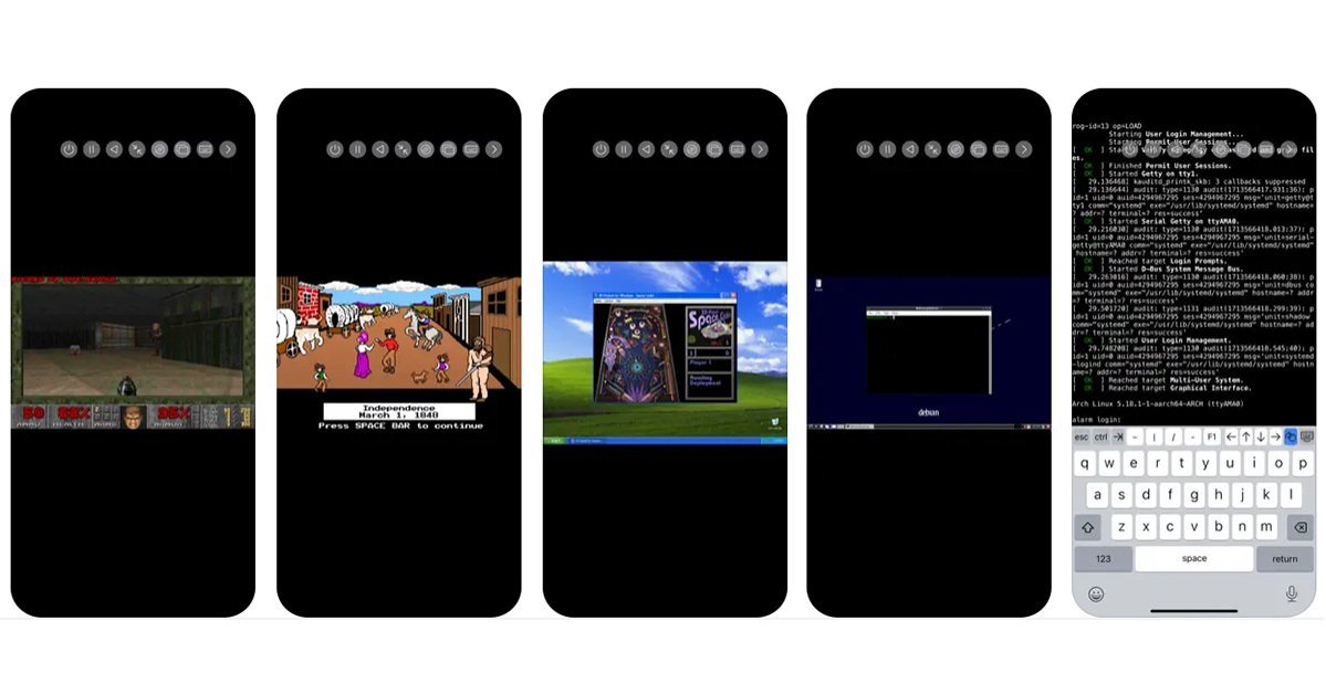 iPhoneで使えるPCエミュレータ登場 昔のソフトやレトロゲームの実行に