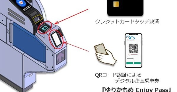 ゆりかもめ」のクレカタッチ決済は17日から QRコード乗車券も