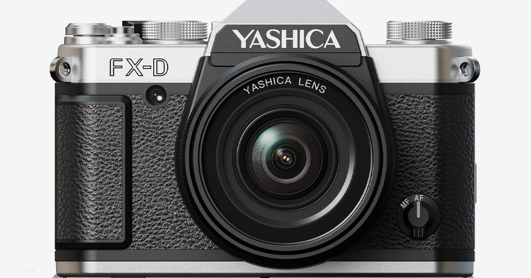 YASHICA」ブランドのレトロ風デジカメ、Makuakeに登場 フィルム