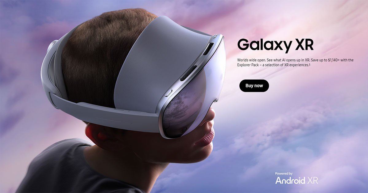 Android XR」初のヘッドセット「Galaxy XR」が登場 「Vision Pro」の