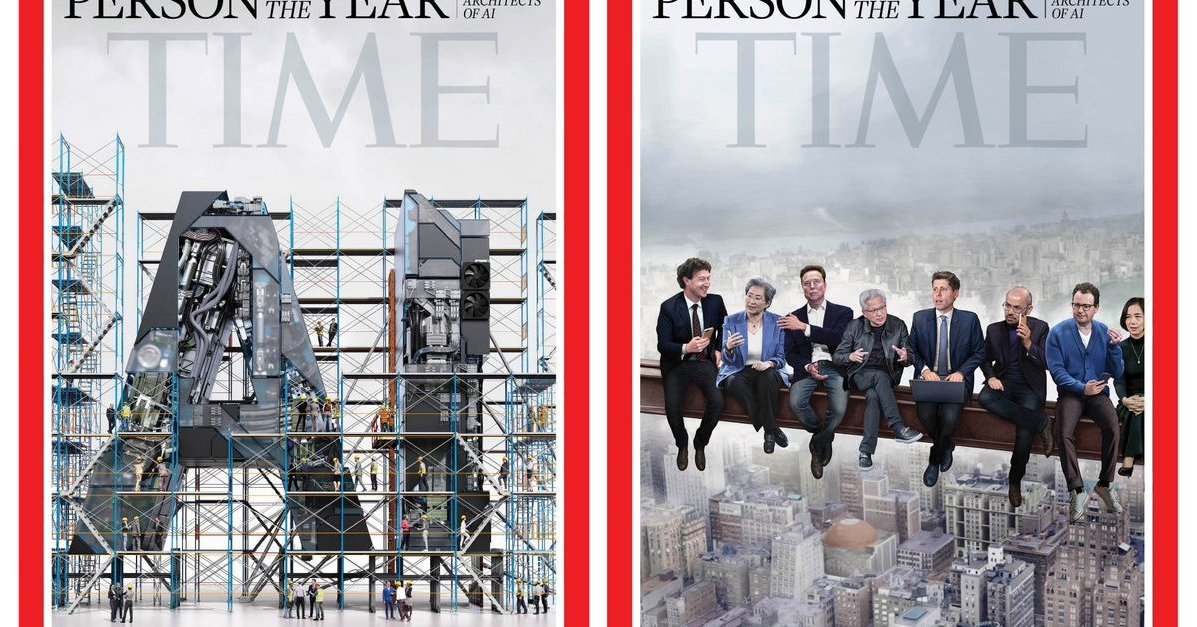 TIME誌の2025年の「今年の人」は「AIの設計者たち」に - ITmedia NEWS