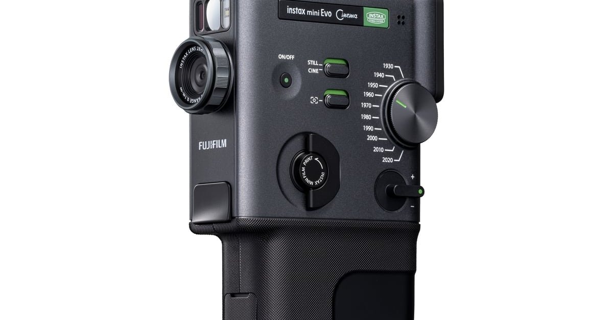 8mmフィルムカメラ風の「チェキ」登場 動画を撮って“手渡せる