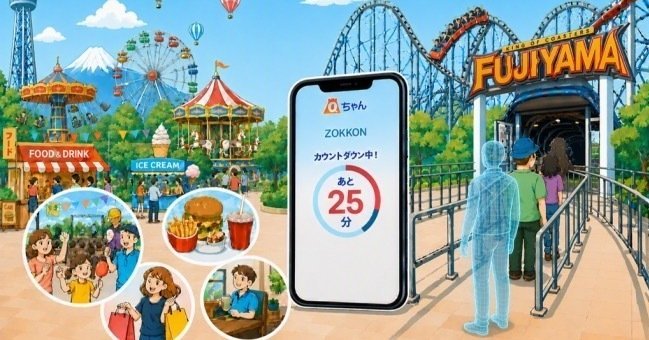 富士急ハイランド【2人分】 富士急ハイランド、“分身”が代わりに並んでくれる 新チケット「分身