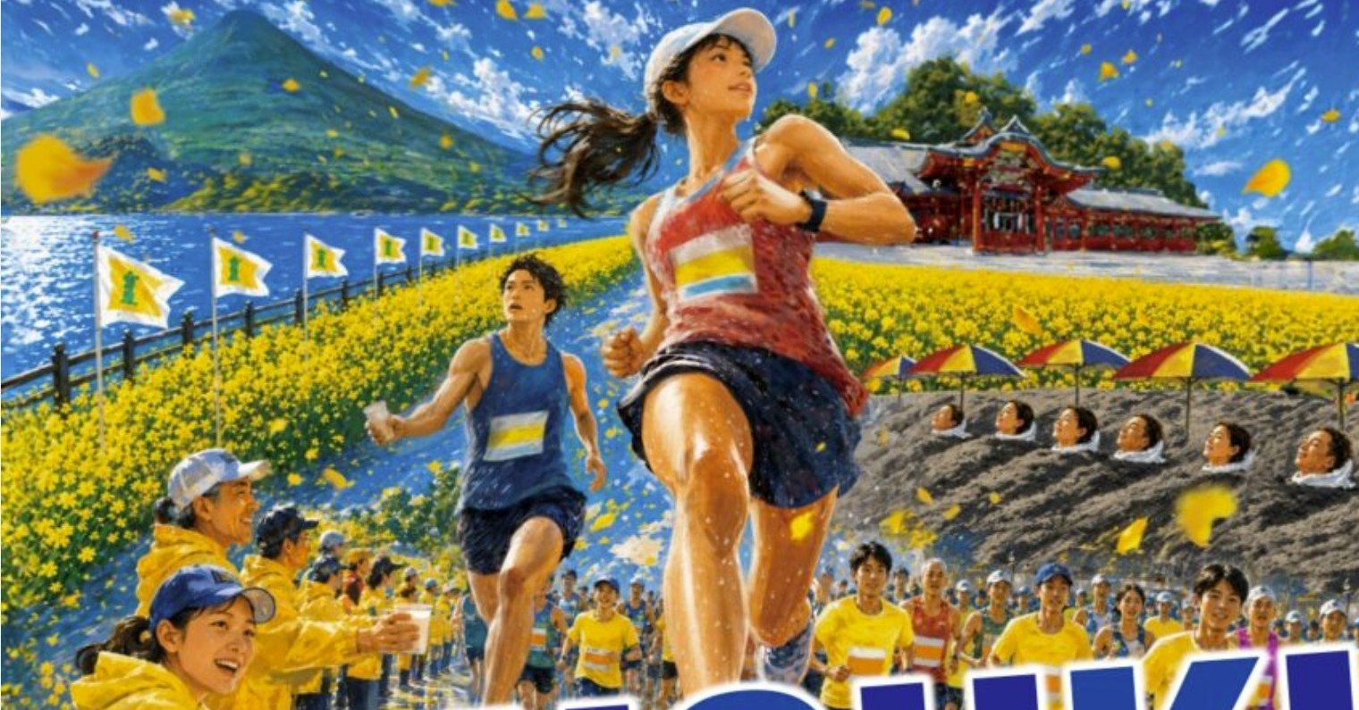 「菜の花がおかしい」――イラストレーター制作うたうマラソン大会ポスターに指摘相次ぐ　事務局がAI使用認め謝罪