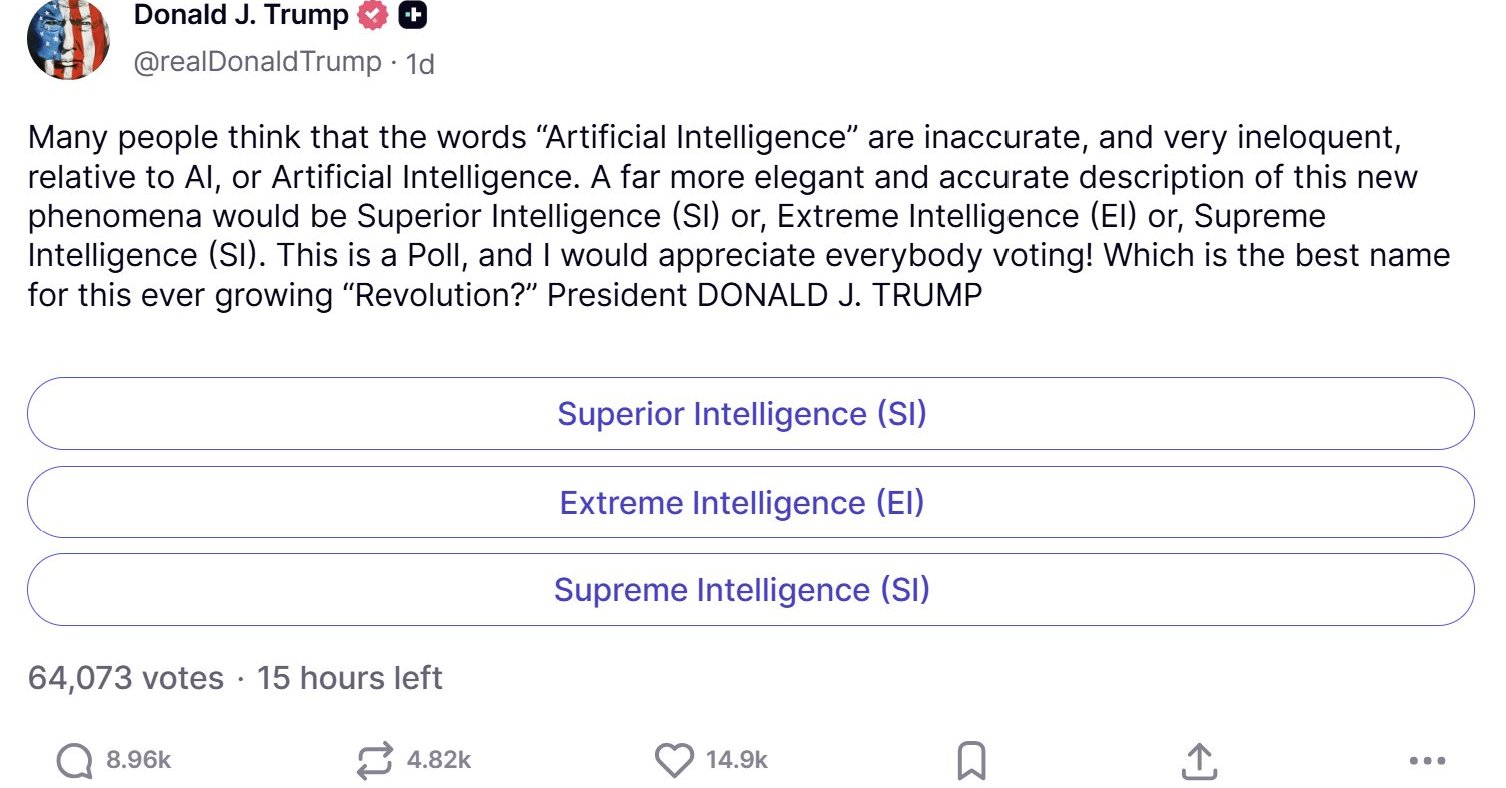 トランプ大統領、「AI Force」創設を表明 「AI脅威論はでっちあげだ」