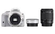 レンズ2本もホワイトの「EOS kiss X7（ホワイト）・ダブルレンズキット