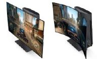 リモコン操作で曲げられる有機ELテレビ、実売44万円 LGが23年1月に発売